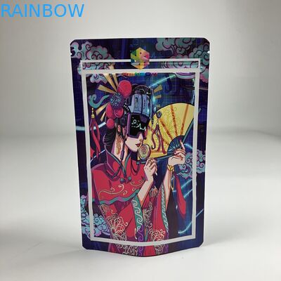 Borse Mylar stampate digitalmente Matt VMPET Borsa con cerniera impermeabile CMYK Pantone 250g