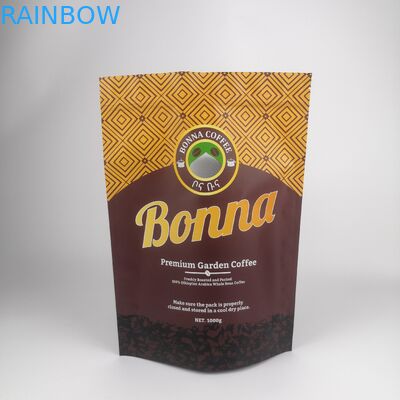 Sacchetti di imballaggio in carta kraft a prova di odore ri-chiudibili su misura per caramelle di gomma in polvere con logo