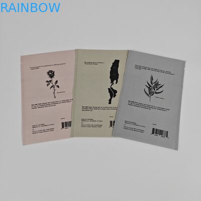 Prove cosmetiche Crema per il viso Biodegradabile Kraft Pouch Stampa digitale personalizzata Piccole borse
