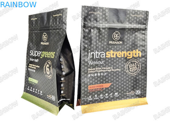 Sacchetti di imballaggio in pellicola di alluminio a polvere di proteine di caffè personalizzati con sacchetto Mylar antiodore a valvola