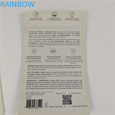 Nuovo disegno dimensioni e colori personalizzati Disponibili sacchetti piatti imballaggio per imballaggio alimentare