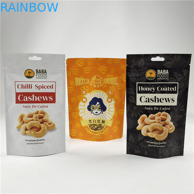 Best-seller Amico dell'ambiente Stand Up Bag con cerniera a prova di umidità Sacchetti di imballaggio in plastica di qualità alimentare