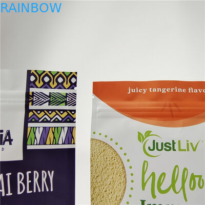 Best-seller Amico dell'ambiente Stand Up Bag con cerniera a prova di umidità Sacchetti di imballaggio in plastica di qualità alimentare