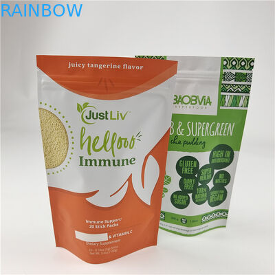 Best-seller Amico dell'ambiente Stand Up Bag con cerniera a prova di umidità Sacchetti di imballaggio in plastica di qualità alimentare