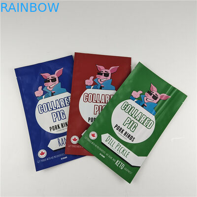 Produttore Dimensioni personalizzate Immagazzinamento Bagno per snack Imballaggio Matt Foglio di alluminio Stand Up Bag Ziplock Imballaggio