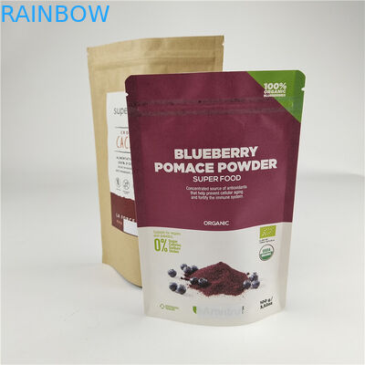 Materiale di imballaggio alimentare Stampa digitale personalizzata Sacchetti con cerniera a prova di odore a prova di umidità