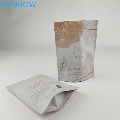 Nuovo Disegno Personalizzazione Dimensioni Matte Finish Snack Bag Imballaggio Matt Foil di alluminio Stand Up Bag Ziplock Doypack Bag