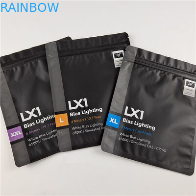 Top Quality Custom Logo stampato sacchetti di sigillo a tre lati per la cura dei denti con imballaggio di materiale ecologico e sicuro