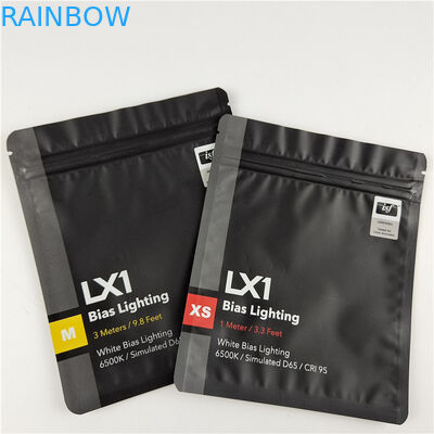 Top Quality Custom Logo stampato sacchetti di sigillo a tre lati per la cura dei denti con imballaggio di materiale ecologico e sicuro