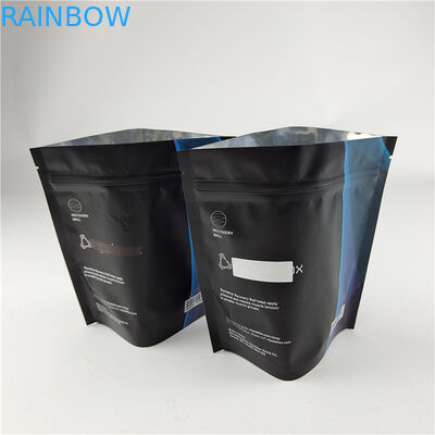 Nuovo design Matt Surface Digital Printing Storage Plastic Zip Lock Risaleable Plastic Food Seal Packaging Bag