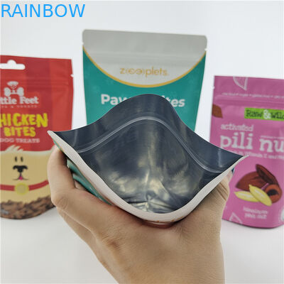 Best seller Borsa di qualità alimentare stampata su misura riciclabile e rispettosa dell'ambiente con cerniera per imballaggi per snack