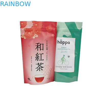 Valvola di disgasamento inclusa confezione di sacchetti di tè secchi con spessore personalizzato di qualsiasi dimensione