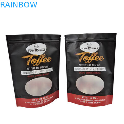 Caratteristica di taglio: sacchetto per alimenti per animali con design trasparente e chiusura a cerniera