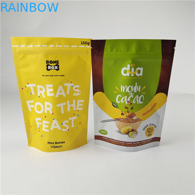 Di alta qualità stampa digitale personalizzata PE riutilizzabile borsa di cerniera di plastica Stand Up sacchetti Mylar