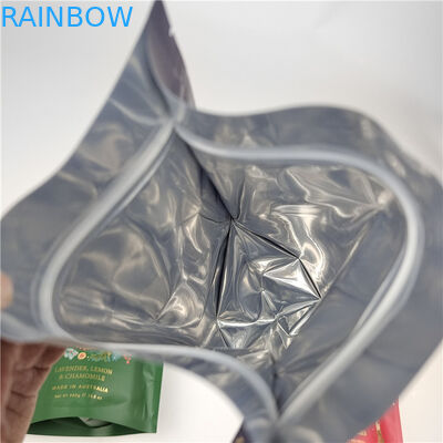 Accettabile fino a 10 colori Disponibile materiale di imballaggio alimentare per sacchetti di stampa digitale personalizzati con sacchetto di imballaggio a cerniera