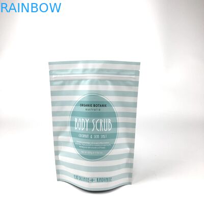 Sacchetto per imballaggio cosmetico Sacchetto per lavare il corpo in piedi per il bagno Sacchetto per il sale e lo scrub per il corpo Sacchetti Mylar