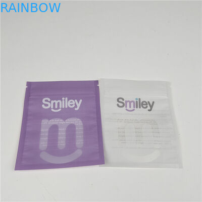 Allineatori dentali chiari sacchetti di plastica sigillati a tre lati Mylar imballaggio impermeabile e impermeabile