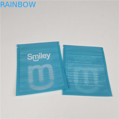 Allineatori dentali chiari sacchetti di plastica sigillati a tre lati Mylar imballaggio impermeabile e impermeabile