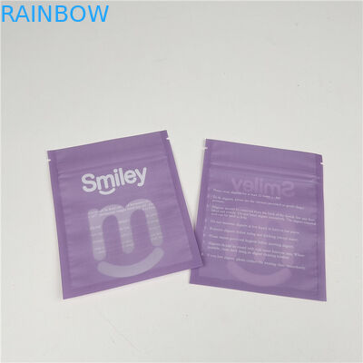 Allineatori dentali chiari sacchetti di plastica sigillati a tre lati Mylar imballaggio impermeabile e impermeabile