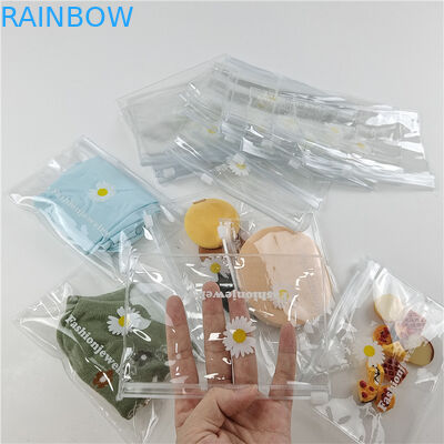 Sacchetto di imballaggio in plastica in materiale PE trasparente per Comestic con dimensioni e colori personalizzati