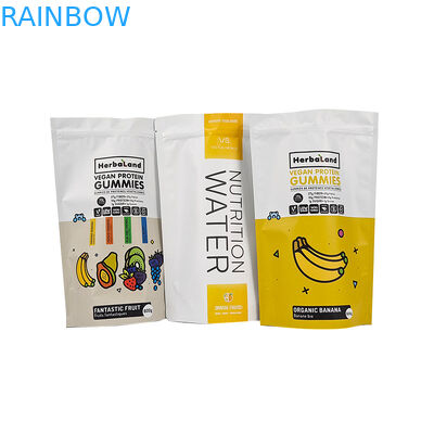 Effetto colore Borse da tè finite lucide o opache confezionate in sacchetti in piedi ricapribili