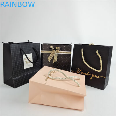 Di alta qualità stampa digitale personalizzata logo carta stampata sacchetto da shopping imballaggio bianco 110 grammi riutilizzabile