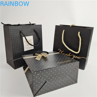 Di alta qualità stampa digitale personalizzata logo carta stampata sacchetto da shopping imballaggio bianco 110 grammi riutilizzabile