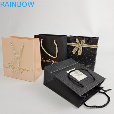 Di alta qualità stampa digitale personalizzata logo carta stampata sacchetto da shopping imballaggio bianco 110 grammi riutilizzabile