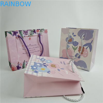 Assicurazione della qualità promozionale Impronta digitale personalizzata Logo stampato imballaggio sacchetti di carta