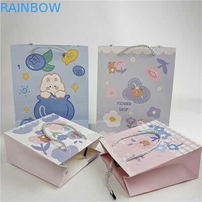 Assicurazione della qualità promozionale Impronta digitale personalizzata Logo stampato imballaggio sacchetti di carta