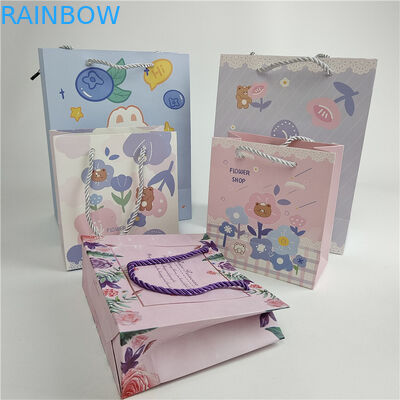 Nuovo accettato fino a 10 colori Disponibile stampa digitale personalizzata Logo stampato sacchetto di carta da shopping imballaggio