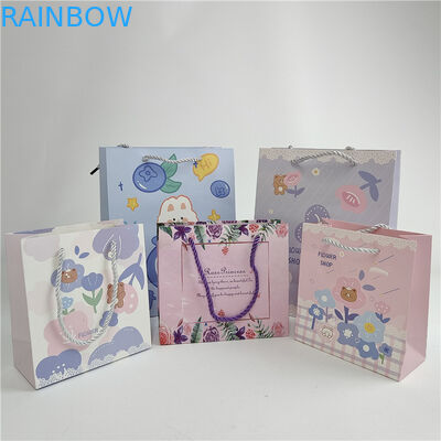 Nuovo accettato fino a 10 colori Disponibile stampa digitale personalizzata Logo stampato sacchetto di carta da shopping imballaggio