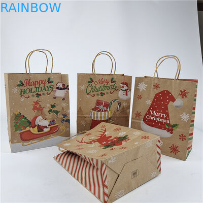 Sacchetti di carta personalizzati con la corda di trazione per regali/abbigliamento/commercio