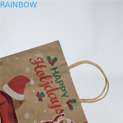 Sacchetti di carta personalizzati con la corda di trazione per regali/abbigliamento/commercio