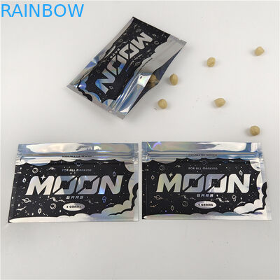 Imballaggi per la cura dei denti a prova di odore e umidità a tre lati con chiusura termicamente sigillata con cerniera