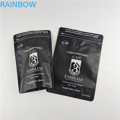 Matte Finish Food Grade Proof Odor Proof Laminated Aluminum Foil Zip Lock Bag Stand Up Pouch Coffee Bag
