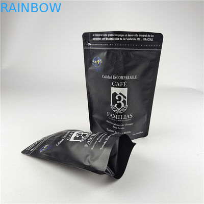 Matte Finish Food Grade Proof Odor Proof Laminated Aluminum Foil Zip Lock Bag Stand Up Pouch Coffee Bag