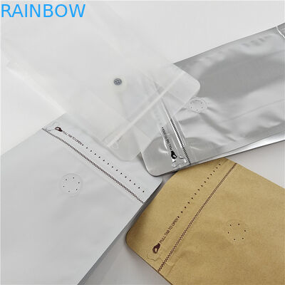 Assicurazione della qualità Stampa digitale personalizzata Immagazzinamento con serratura a cerniera Confezioni in foglio di alluminio laminato