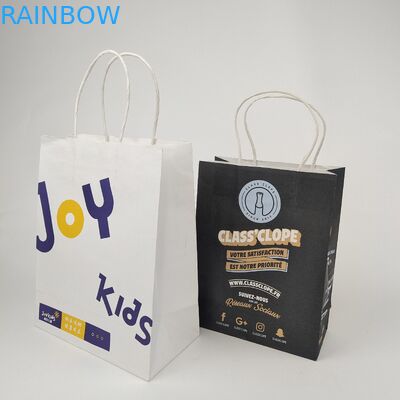 Sacchetto di imballaggio Mylar in foglio di alluminio laminato Custom Digital Printing Logo Printed Shopping Paper Bag