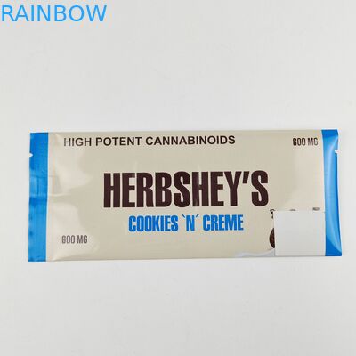 Amico dell'ambiente Custom Proof odor e resistenza all'umidità carta Kraft Back sigillata sacchetto di imballaggio per bar Nutrizione