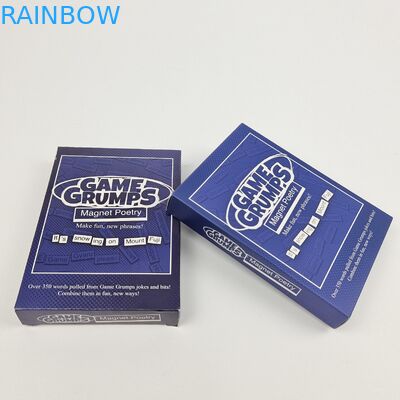 Accettabile fino a 10 colori Disponibile Logo personalizzato Stampato Cartone di carta lucida rettangolare