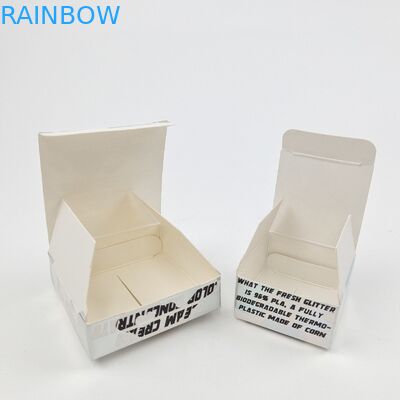 Display box da strappare dal bancone imballaggio Display box in cartone bianco