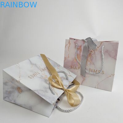 Borse di carta personalizzate Borsa di carta biodegradabile per lo shopping con stampa del logo