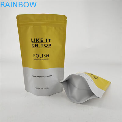 Disegno di dimensioni personalizzate sacchetto in piedi con cerniera a zip / sacchetto di imballaggio stampato digitalmente