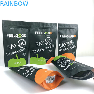 Logo personalizzato stampato Stand Up Zipper Bag Odor Proof Acqueproof Sacchetti di imballaggio in plastica