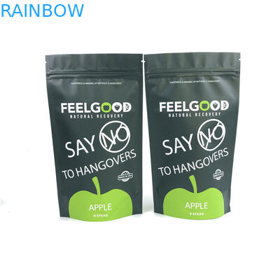 Logo personalizzato stampato Stand Up Zipper Bag Odor Proof Acqueproof Sacchetti di imballaggio in plastica