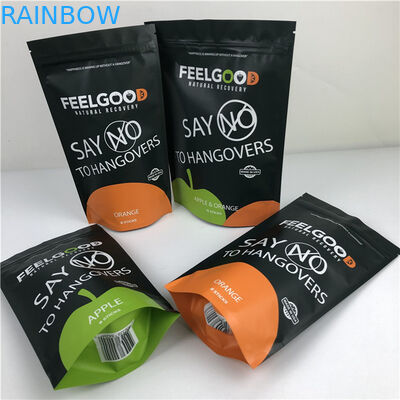 Logo personalizzato stampato Stand Up Zipper Bag Odor Proof Acqueproof Sacchetti di imballaggio in plastica