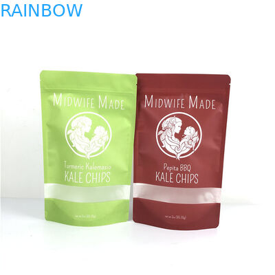 Imballaggio alimentare Sacchetti a cerniera di plastica piatta Sacchetti in foglio di alluminio con cerniera