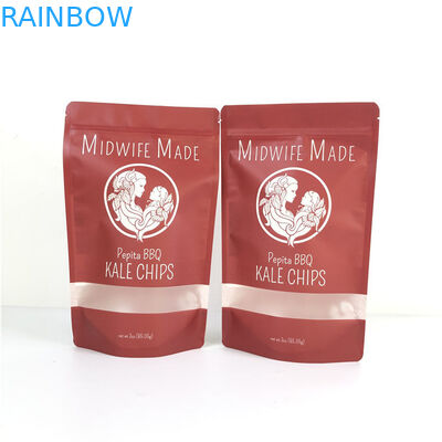 Imballaggio alimentare Sacchetti a cerniera di plastica piatta Sacchetti in foglio di alluminio con cerniera