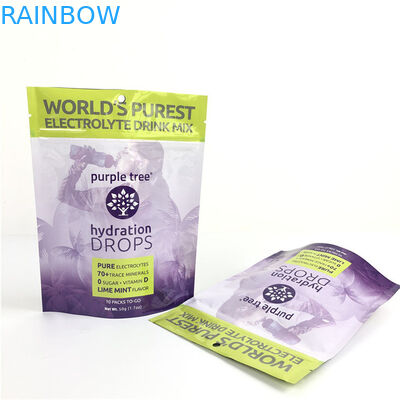 10 colori Custom Matt Aluminum Foil Stand Up Pocket Ziplock Doypack Bag per il cibo